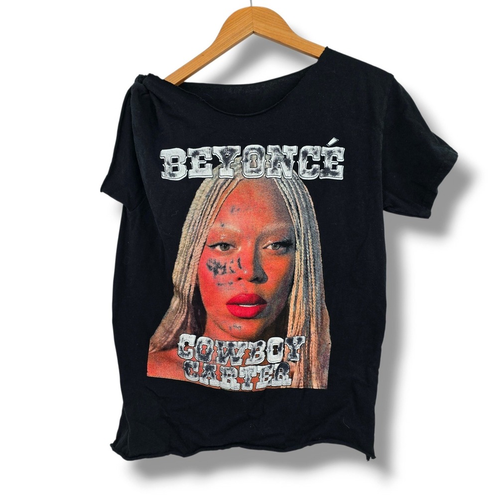 Beyonce Cowboy Carter Rodeo Chitlin Circuit Tour Graphic T-Shirt Black DIY